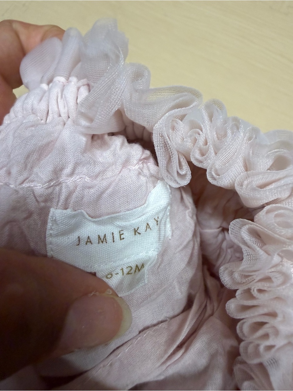 Jamie Kay Pale Pink Layered Tulle Skirt with Bow - Picture 2 of 2
